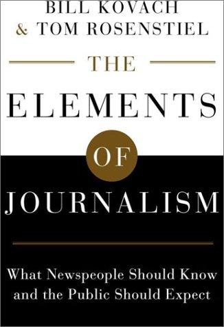 The Elements of Journalism cover