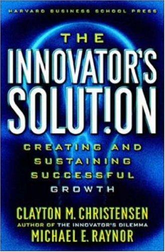 The Innovator's Solution cover