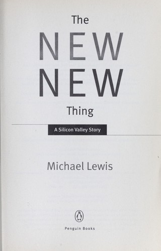 The New New Thing cover