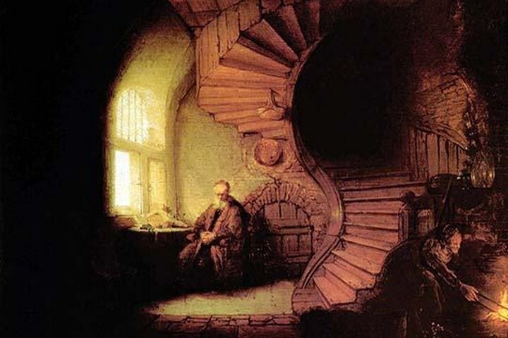 "Philosopher in Meditation" by Rembrandt