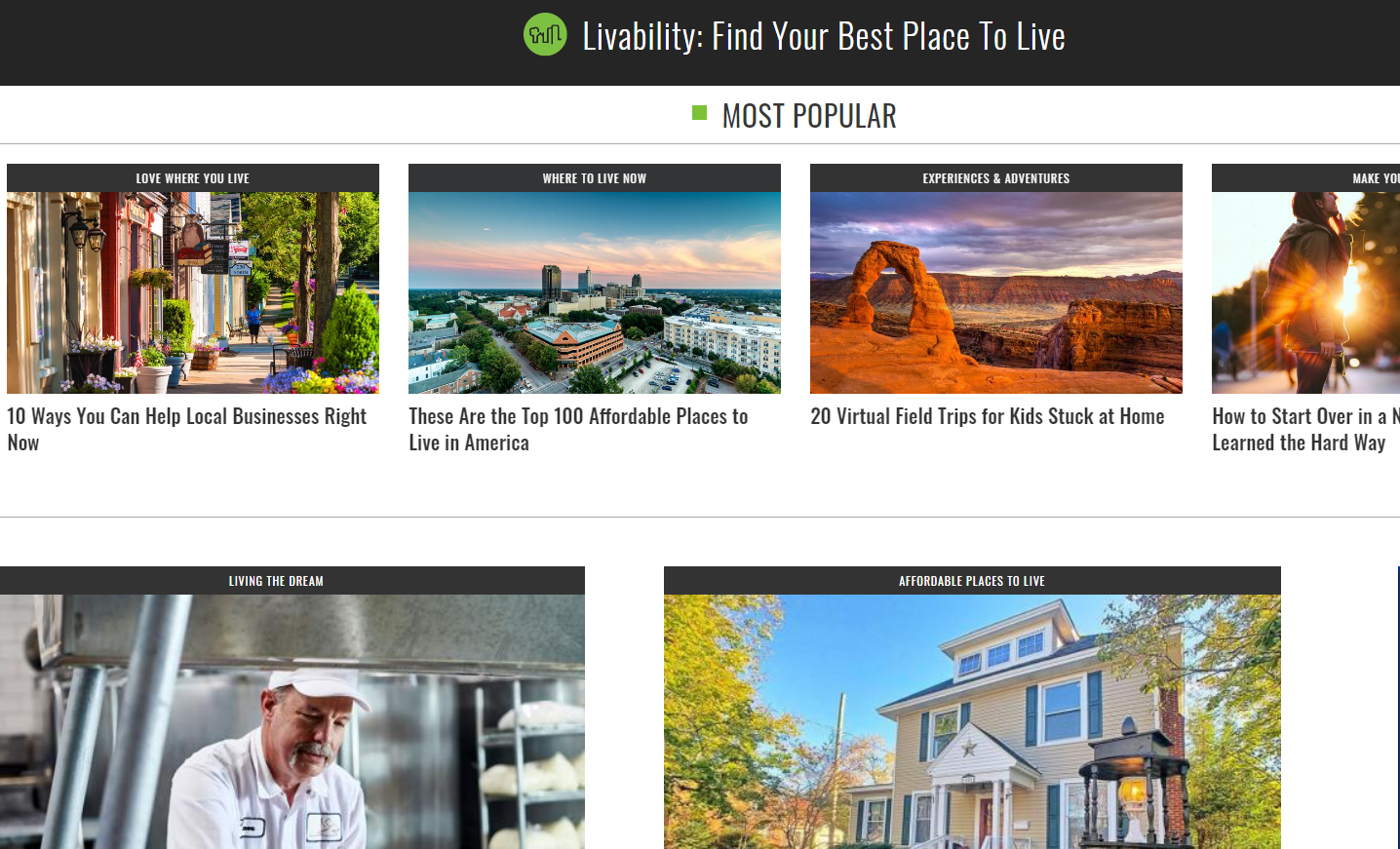 Livability — what makes small-to-medium cities great places to live